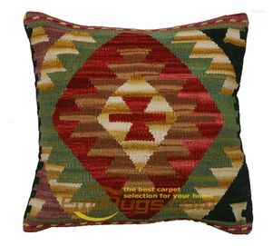 Pillow Luxury Covers Kilim Wool Handmade Hand Woven Fancy Couch Throw Interior Decoration