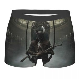 Underpants Men Lady Maria Underwear Bloodborne Game Sexy Boxer Briefs Shorts Panties Homme Mid Waist Underpants S-XXL 24319