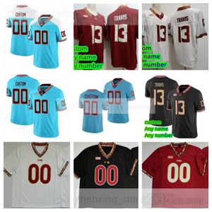 Camisas De Futebol Universitário 13 Travis 5 Jared Verse 2 Deion Sanders 3 Trey Benson 14 Johnny Wilson 88 Ryan Fitzgerald 15 Tatum Bethune 4 Kalen DeLoach