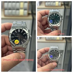 APSファクトリーメンズウォッチベストバージョン41mm 15510 50th Anniversary 904L Steel Sapphire Luminova Watches Cal.4302ムーブメントメカニカルオートマチックメンズリストウォッチ