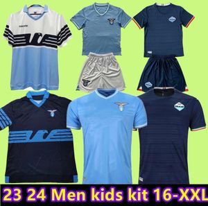 XXXL 4XL Lazio 22/23 Immobile Futbol Formaları Romagnoli Immobile Luis Bastos Sergej Badelj Lucas J.Correa Zaccagni Marusic Maglie Kitleri Çorap Tam Setler Futbol 10.