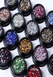 SS6SS16 Fix Strasssteine FlatBack Kristallglas Stein Nähen Stoff Kleidungsstück Edelstein Strass Nail Art Dekoration Zubehör JI995 o9485689