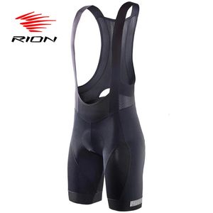 RION Cycling Bibs Shorts Mountain Bike Breathable Mens Padded Bike Tights Triathlon Man Pro Licra Bicycle Shorts Clothes 240315