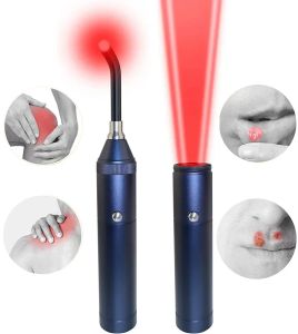 Mask Red Light Therapy Device Cold Sore Canker öm behandling Infraröd ljusterapi trollstav för munens öronknäfötter Hands Ankel