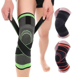 1PC Sports Kneepad Mężczyznę Podciśnienie Elastyczne podkładki kolan kolan elastyczne bandaż pod ciśnieniem kolan kolanowy Basket Basketball Tennis Cy6143772