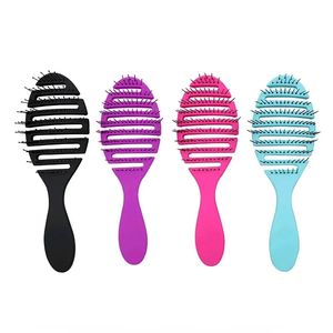 1pcs wet brush Comb tool barber Hair Brush Hair Styling Tools Anti Tangle Anti-static Head Massage Hairbrush Magic Comb