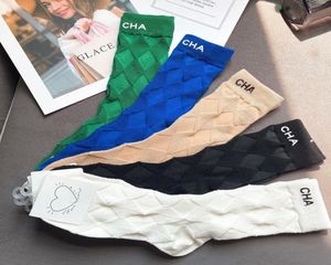 Women Girl Letter C Socks Fashion Design Letters Cotton Sock For Gift Party 5 Colors High Quality5964961