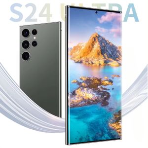 6,8-calowy S24 S23 Ultra Phone 5G Octa-Core 6 GB 512 GB ekran dotykowy ID twarzy Odblokowany smartfon 13MP Kamera HD Wyświetlacz GPS 1TB Telefon komórkowy Englis