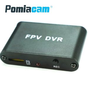 5pcs/lote 1CH HD Mini FPV DVR 1280X720 30F/S 1 canal SD DVR funciona com suporte de câmera analógica CCTV MAX 32G TF Card