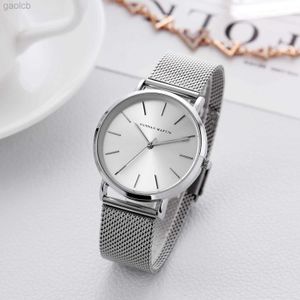 Wristwatches Hannah Martin Luxury Brand Quartz Watch Life Waterproof Women Watch Fashion Women Classic Simple Design Clock Gifts Reloj Mujer 24319