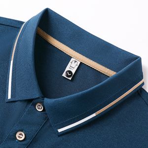 アイスフィールポロシャツサマーアイスシルクポールシャツラペル半袖文化シャツ刺繍エンタープライズ230630