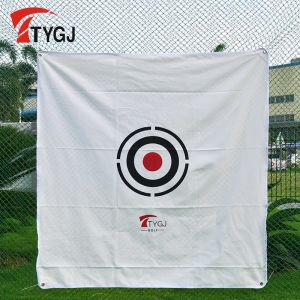 AIDS TTYGJ Golf Target Tyg som träffar nätutbyte hängande cirkel Backstopp Träning inomhus utomhus bakgård Driving Range Court