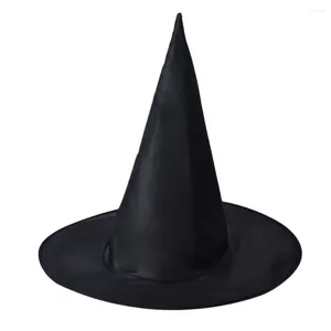 Accessorio per cappellini da baseball per Halloween Costume da strega da donna nera Cappello per adulti 1 pezzo da baseball da donna Hmm