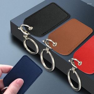 Kartenhalter 1PCS Schlüsselhalter ID Fall Schlüsselanhänger Türschloss Clips Tag Ring Zugangskontrollabdeckung Tasche Haken Brieftaschen Zubehör