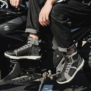 Bisiklet Ayakkabı Su geçirmez Motosiklet Erkekler ve Kadınlar İçin Binicilik Off-Road Racing Boots Ekipmanları