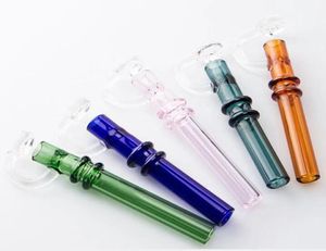 Labs Pyrex Oil Burner Smoking Pipe Accessories Tube CONCENTRATE TASTER One Circle Hitter Rigs Wax Water Hookahs Bongs9175991