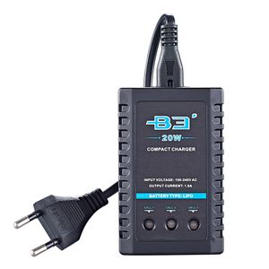 B3 20W Kompaktes tragbares ausgewogenes Batterieladegerät 1,6A 7,4V 11,1V für Hobby Toys 2s 3s RC Lipo Balance Batteries Ladegeräte