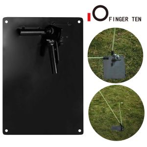 AIDS Nytt träningsverktyg Golfjustering Sticks Iron Plate Aiming Putt Practice Aid Golfer Equipment Accessories Black Drop Shipping