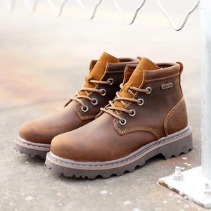 Sapatos de fitness kowm caminhadas homens à prova dwaterproof água botas ao ar livre caça neve deserto mulheres tornozelo tênis couro casual