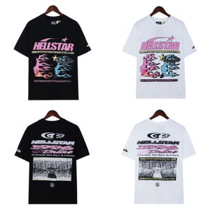 Hellstar-skjorta Nya herr- och kvinnors designer T-shirt Tryckt Fashion Men's T-shirt Högkvalitativ bomull COMON T-shirt Luxury Hip Hop Street T-shirt