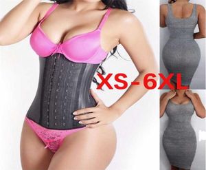 Women Shapewear Corset Weight Loss Body Shaper Latex Waist Trainer Cincher Trimmer Hourglass Belt Long Torso Fajas 9 Steel Bone 227680701