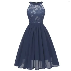 Casual Dresses Wedding Dress For Women Crew Neck Party Fashion A-Line Solid Color Cute Floral Embroidery Summer Vintage