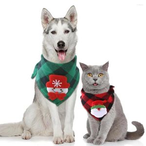 Собачья одежда Рождественская кошка нарядить нагрудники праздничные праздничные украшения для домашних животных