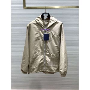 Men's jacket, quick drying sun protection suit, UV summer designer jacket, thin casual hooded skin windproof jacket, hooded double-sided jacket jacket, 1644
