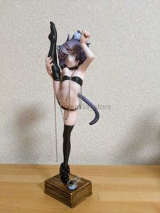 Garaj modeli için reçine figürinleri anime manga seti GK Cat Girl 1/7 240319