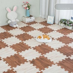 16/18/24pcs 30*30*1cm bebek eva köpük bulmaca oyun mat çocuk halı oyuncakları çocuk için oyun halı bebek egzersiz karo pedleri 240314