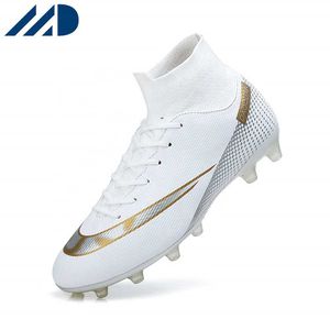 HBP Non-Brand Herren-High-Top-Jugend-Studenten-Fußball-Rugby-Schuhe, Wettkampftraining, lange Spikes, Fußballschuhe, Sport-Turnschuhe