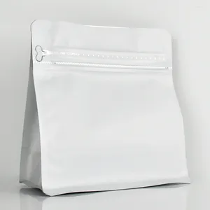 Storage Bags 50PCS 150g Flat Bottom Food Coffee Cookie Spice Powder Packaging Zipper Plastic Mylar Bag