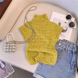 Womens designer clothing Fashion t shirt women Tees Top T-shirt Embroidered Sexy T-shirts Summer Knitted Tank Top Breathable Pullover White Tops .tn