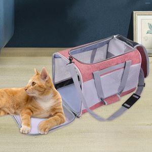 Trasportino per cani Borsa per gatti Borsa da viaggio per animali domestici traspirante Tracolla regolabile multifunzione per piccoli animali da trasporto per cuccioli di gattino