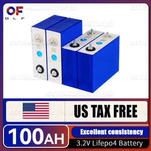 LIFEPO4 Batteri 100AH ​​DIY 12V24V48V LITIUM IRON FOSFAT BATTERIPACK GRAD A LADDABLE BATTERIE FÖR RV CAMPER SOLAR SYSTEM