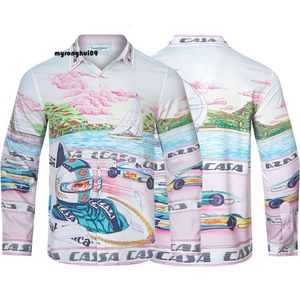 Casablanca Tshirt Circuit Racer Sceneria Flower Men's and Women's Hawaiian Vacation Beach Set