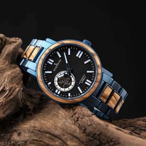 Wristwatches BOBO BIRD mens best wooden watches brand automatic watch fashion watch mechanical box waterproof support Dropshipping 240319