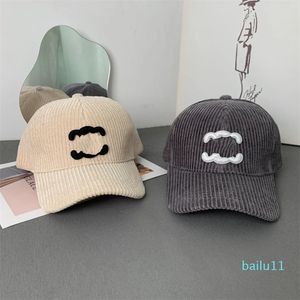 Mens Designer Bucket Women Hat for Men Brand Letter Ball Caps Seasons Embroidery Adjustable Sports Corduroy Baseball Cap Binding Hats