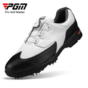 أحذية PGM MEN GOLF SHOES مع مسامير قابلة للإزالة skidproof Men Men'm MAYRINPRAINT STRIP STRAP SHODES XZ240