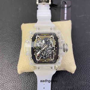 Luxury Mens Mechanics Watches Richa Wristwatch Business Leisure RM35-02 Hela automatiska mekaniska kvarnband Män 3xkz