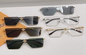 2022 Neue CYCLONE METAL Sonnenbrille mit Kristallen auf dem Nasensteg Floral Z1700U Klassisches dreidimensionales Metallquadrat Einteiler Desi1522679