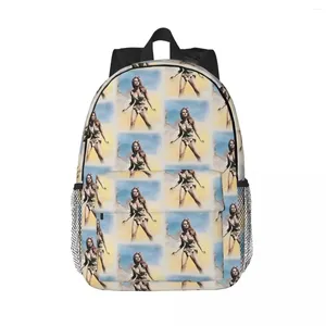Рюкзак Ракель Уэлч, рюкзаки с кинозвездой, подростковая сумка для книг, повседневные детские школьные сумки, дорожный рюкзак, сумка на плечо большой вместительности