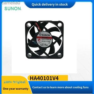 Ventiladores elétricos HA40101V4 sunon 40x40x10mm 12V dois fios de baixo ruído mini ventilador de resfriamento de computadorC24319