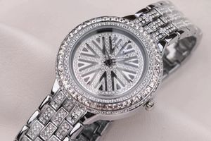 Wristwatches Female Quartz Movement Watch Dial Rotation