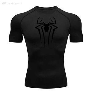 Мужские футболки Летние виды спорта Новая быстросохнущая мужская футболка с коротким рукавом и 3D-принтом для фитнеса с круглым вырезом для бега Модная рубашка 6XL на каждый день 240319