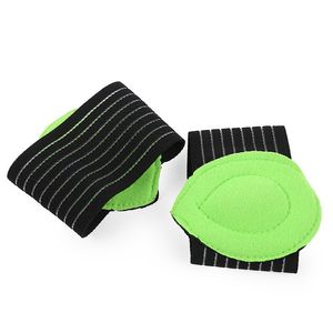 Foot Heel Pain Relief Plantar Fasciitis Intersole Pads Arch Support Shoes Insert Flatfoot Elastic Bandage Orthotics Massage Pad