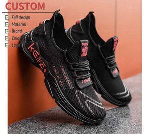 HBP Non-Brand Mens black cloth hot sale shoes comfortable breathable sneakers cheap