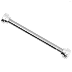 Shower Curtains Curtain Rod Pole Stainless Steel Closet Hole-free Waterproof Tension