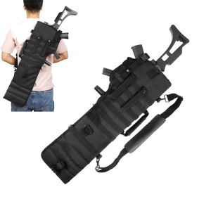 Bolsas Táticas militares Mochila Mochila Tática Caso de espingarda de espingarda de nylon caça airsoft Paintball Shooting Gun Molle Bag Molle