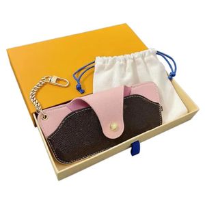 Portable Sunglasses Cases Designer Brand Fashion Case Letter Flower Unisex Luxury Sunglass Box Packing Pu Leather Glasses Bag Eyewear Accessories